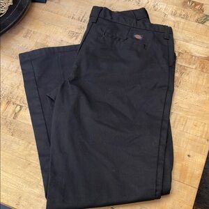 Dickies Black Chinos Durable Cotton Blend